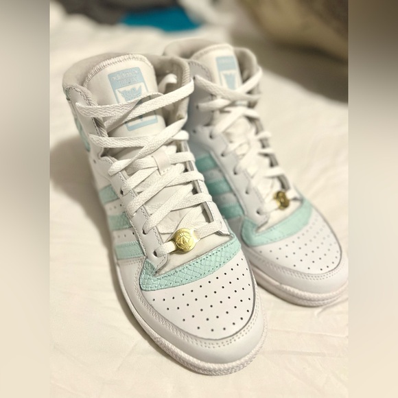 adidas Originals Top Ten RB, size 8 Women’s, White with blue - Picture 1 of 7